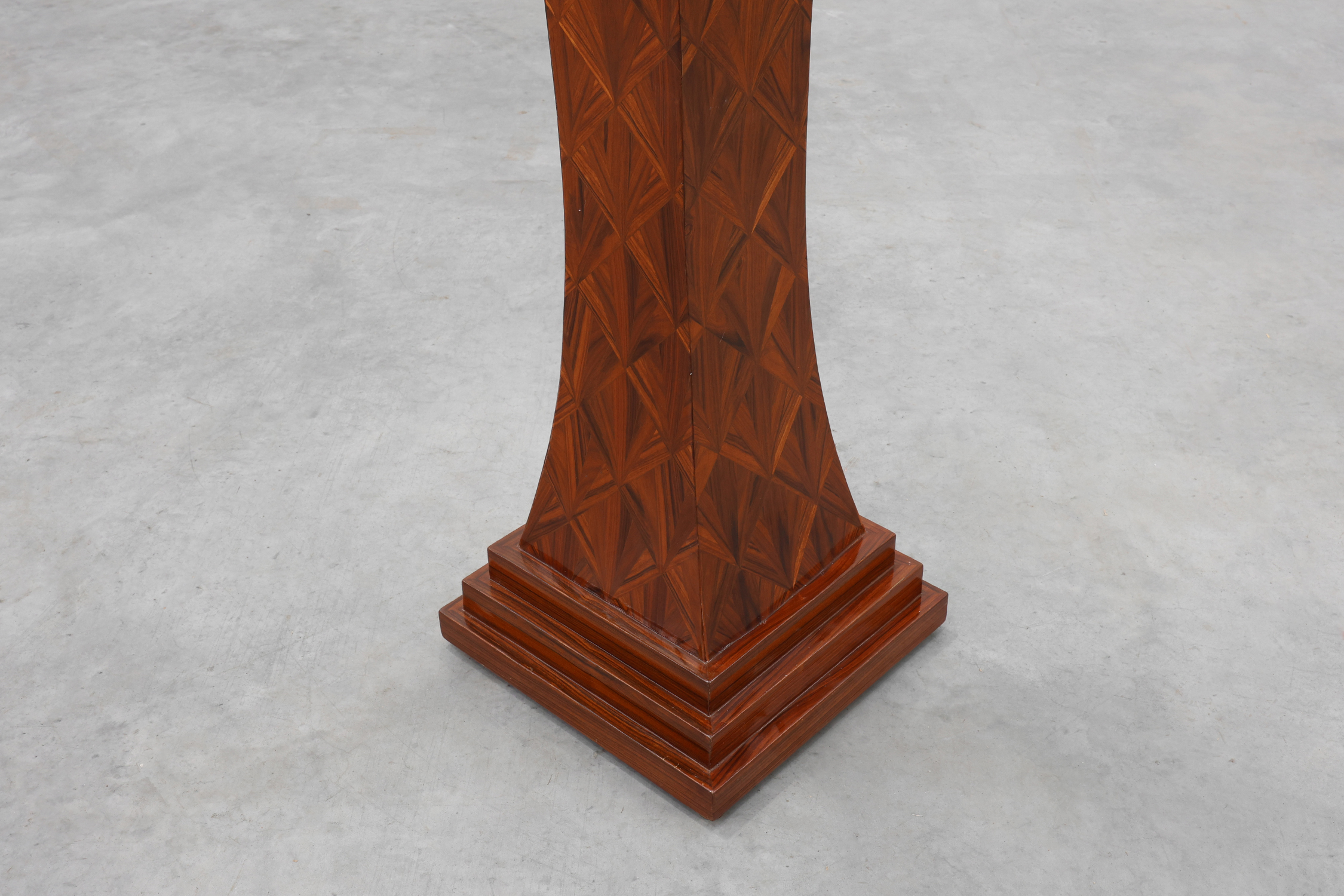 Large Art Deco Console in Wood Marquetry, France ca. 1920 thumbnail